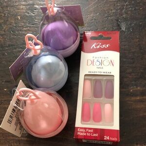 3 of Pastel Makeup Blender and Kiss Nails